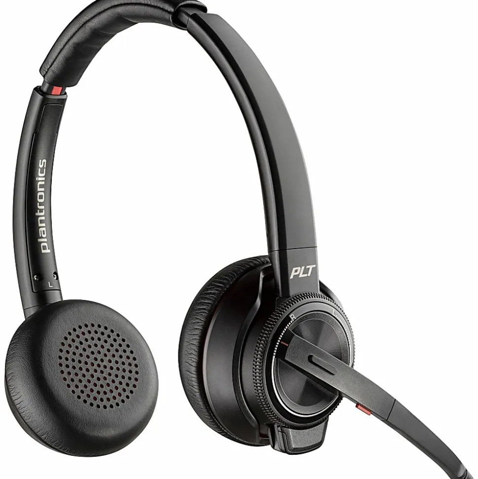 Poly Savi 8220 UC DECT USB-A Headset - Stereo - True Wireless - Bluetooth/DECT - 450 ft - 20 Hz to 20 kHz - 77T33AAABA