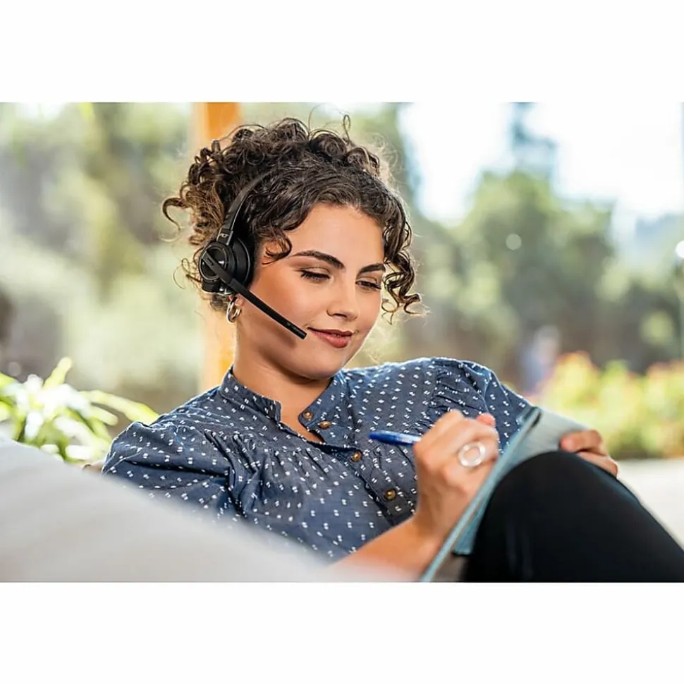 Poly Savi 8210 UC Microsoft Teams Certified DECT 1920-1930 MHz USB-A Headset - Mono - Wireless - Bluetooth/DECT - 77T31AAABA