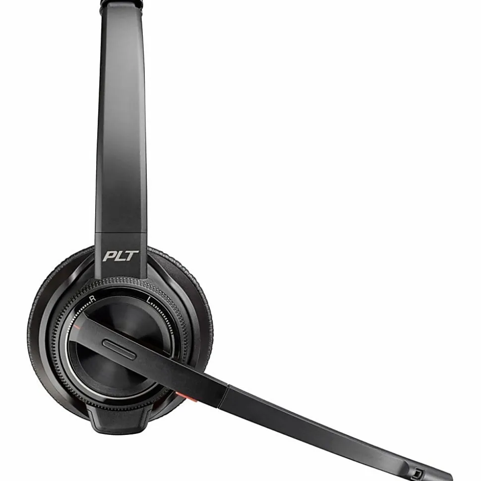 Poly Savi 8220 UC Microsoft Teams Certified DECT 1920-1930 MHz USB-A Headset - Stereo - Wireless - Bluetooth/DECT - 77Y82AAABA
