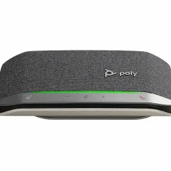 Poly Sync 40 USB A USB C Speakerphone  Wired/Wireless Bluetooth  3 Microphone(s)  50 mm Speaker(s)  Silver