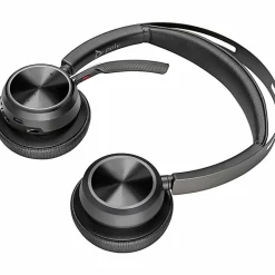 Poly Voyager Focus 2, Headset, on-ear, Bluetooth, wireless, active noise canceling, USB-C via Bluetooth adapter, black, Zoom Certified, 9T9J3AAAC3