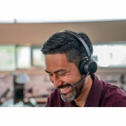 Poly Voyager Focus 2, Headset, on-ear, Bluetooth, wireless, active noise canceling, USB-C via Bluetooth adapter, black, Zoom Certified, 9T9J3AAAC3