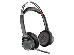 Poly Voyager Focus UC B825 - No charging stand - headset - on-ear - Bluetooth - wireless - active noise canceling