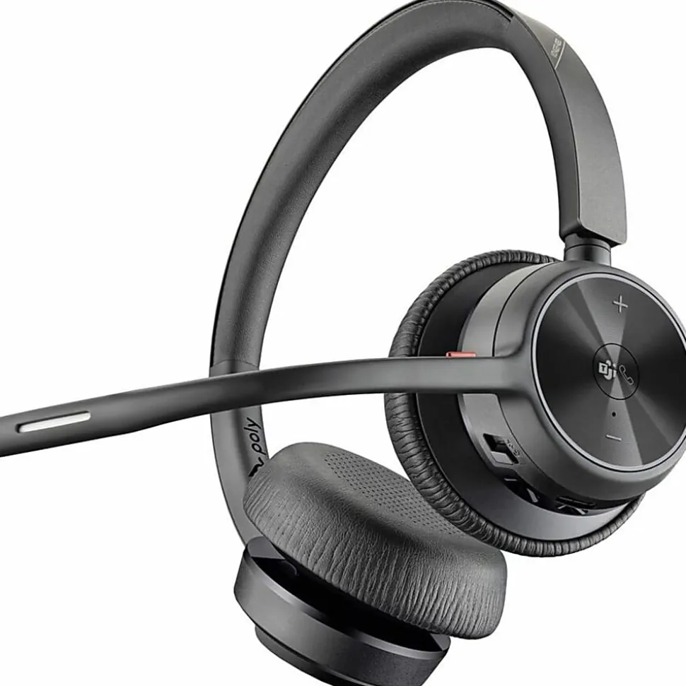 Poly Voyager 4320 Microsoft Teams Certified USB-C Headset +BT700 dongle - Siri, Google Assistant - Stereo - 77Z30AA
