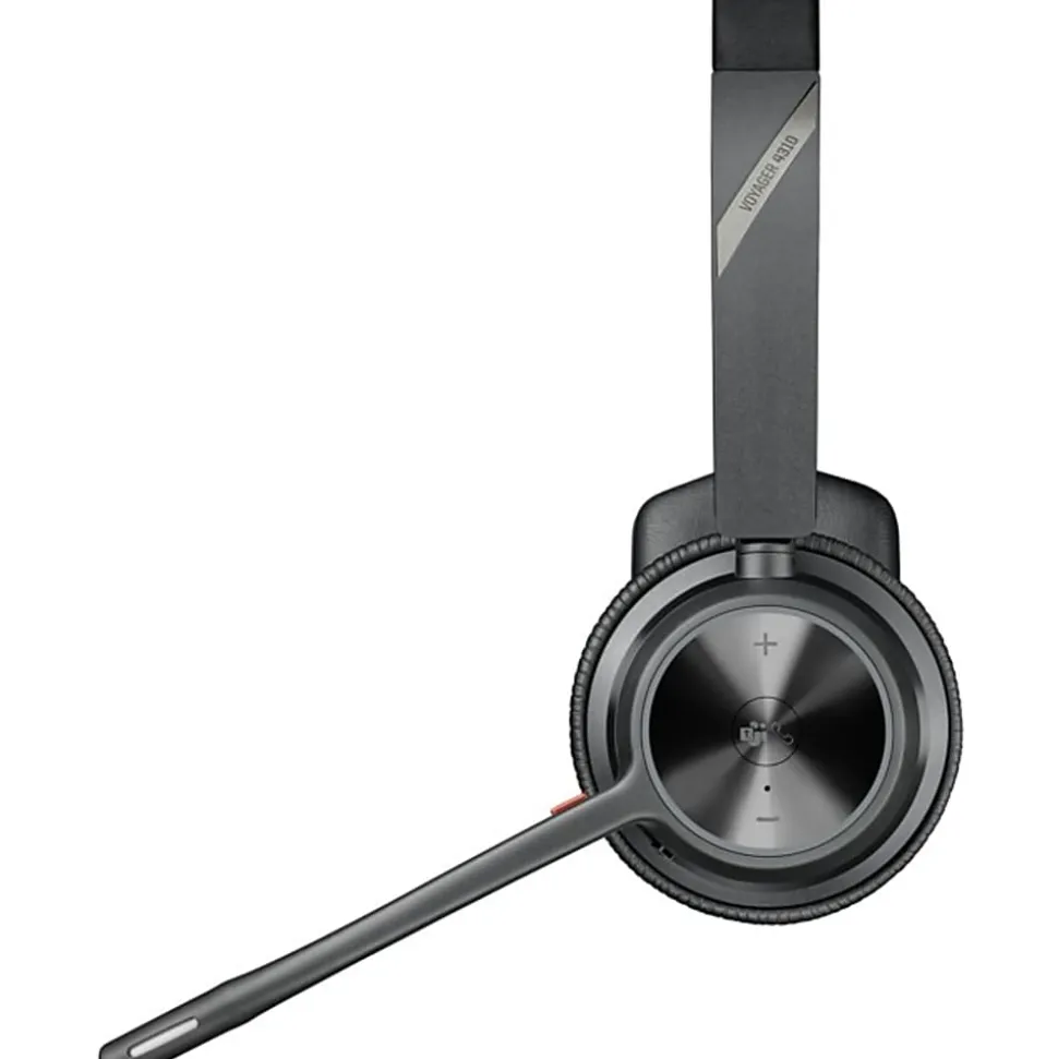 Poly Voyager 4300 UC 4310 Headset - Mono - USB Type A - Wireless - Bluetooth - 164 ft - 20 Hz - 20 kHz - 77Y92AA
