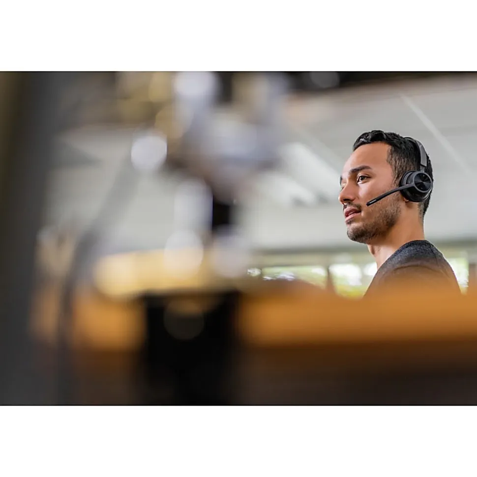 Poly Voyager 4320 USB-A Headset - Siri, Google Assistant - Stereo, Mono - USB Type A, USB Type C - Wireless - 76U49AA