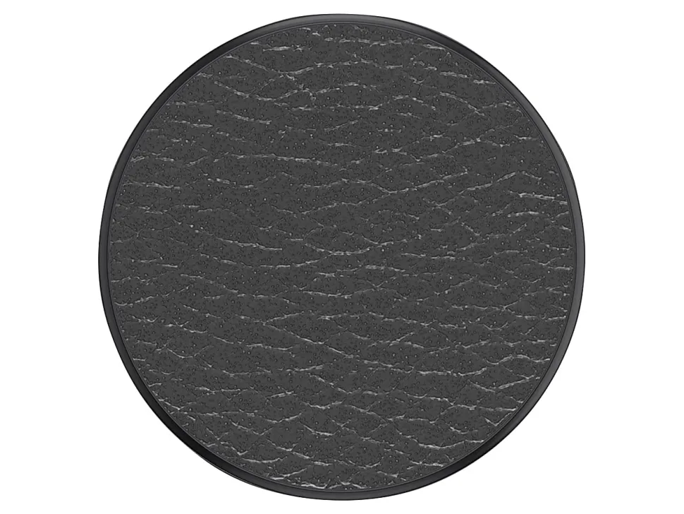 PopSocket PopGrip, 1-9/16", Pebbled Vegan Leather Black