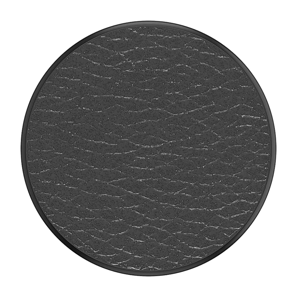 PopSocket PopGrip, 1-9/16", Pebbled Vegan Leather Black