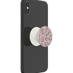 PopSocket PopGrip, 1-9/16", Sparkle Rosebud Pink