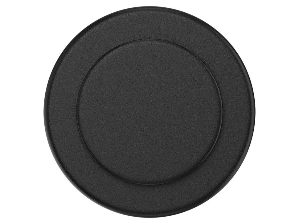 PopSockets PopGrip - Finger grip/kickstand for cellular phone - MagSafe, round - black