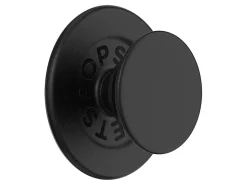 PopSockets PopGrip - Finger grip/kickstand for cellular phone - MagSafe, round - black