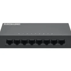 8-Port Fast Ethernet Office Switch, Desktop Size, Metal, IEEE 802.3az (Energy Efficient Ethernet), Box, 523318