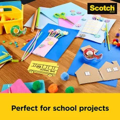 Post-it® and Scotch® Brand Essentials Pack, Super Sticky Notes, Super Hold Tape, Magic Tape, Flags, and Scissors, School Supplies and Office Products