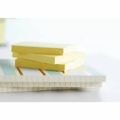 Post-it® Canary Yellow Original Note Pads - Removable - 100 Sheets - 24 / Bundle