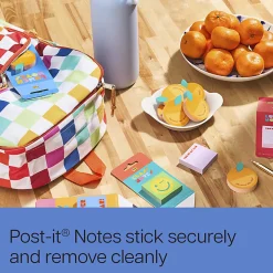 Post-it® Cute Sticky Notes, 1 Pad, 100 Sheets/Pad, Pink Plaid Notes with 'You’re my Jam' Header, Back to School Supplies