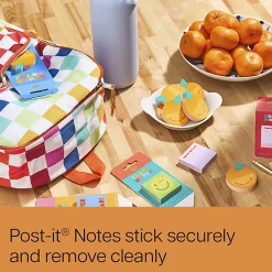 Post-it Cute Sticky Notes, 1.9 x 1.9 in, 1 Pad, 100 Sheets/Pad, Light Blue with Super Star! Header, Back to School Supplies