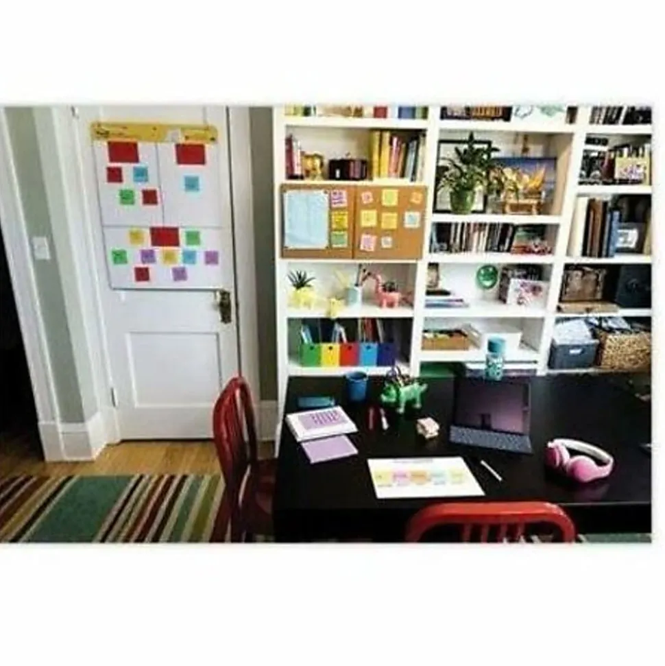 Post-it® Dry Erase Sheets, 7 in x 11.3 in, 1 Pack, 3 Sheets/Pack, White, DEFSHEETS-3PK