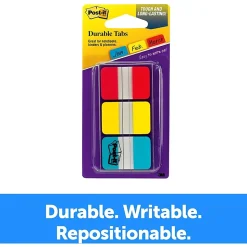 Post-it® Durable Tabs - 36 Write-on Tab(s) - 1.50