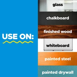 Post-it® Easy Erase Permanent Marker Whiteboard Surface, 8 ft x 4 ft, Permanent Marker, White (EE8X4)