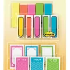 Post-it® Flag Combo Pack, 1/2" & 1", Assorted Colors, 20 Flags Per Pad, Pack Of 16 Pads