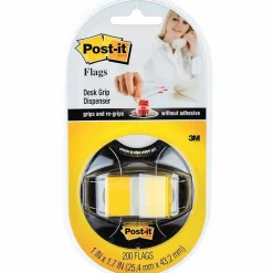 Post-it® Flags in Desk Grip Dispenser, 1