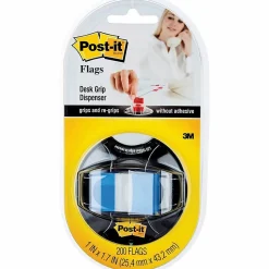 Post it® Flags in Desk Grip Dispenser, 1