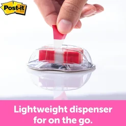 Post-it® Flags in Desk Grip Dispenser, 1