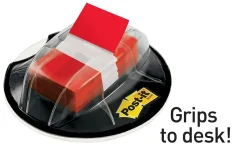 Post-it® Flags in Desk Grip Dispenser, 1