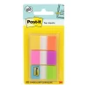 Post-it® Flags, 1" x 1 7/10", Assorted Electric Glow Colors, Pack Of 60 Flags