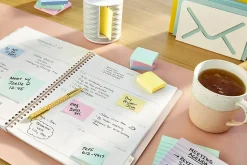 Post-it® Greener Notes, 3 in x 3 in, 12 Pads, 100 Sheets/Pad, Clean Removal, Sweet Sprinkles Collection