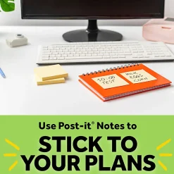 Post-it® Greener 100% Recycled Paper Notes, 1.38 x 1.88 in, 12 Mini Sticky Note Pads, School Supplies and Office Products, Sweet Sprinkles