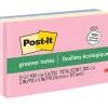 Post-it® Greener 100% Recycled Paper Notes, 3 x 5 in, 5 Sticky Note Pads, 100 Sheets/Pad, School Supplies and Office Products, Sweet Sprinkles