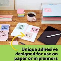 Post-it® Greener 100% Recycled Paper Notes, 4 x 6 in, 5 Lined Sticky Note Pads, 100 Sheets/Pad, School Supplies and Office Products, Sweet Sprinkles