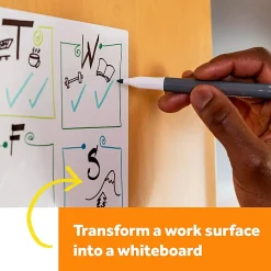 Post it® Non-Magnetic Dry-Erase Whiteboard Surface, 24
