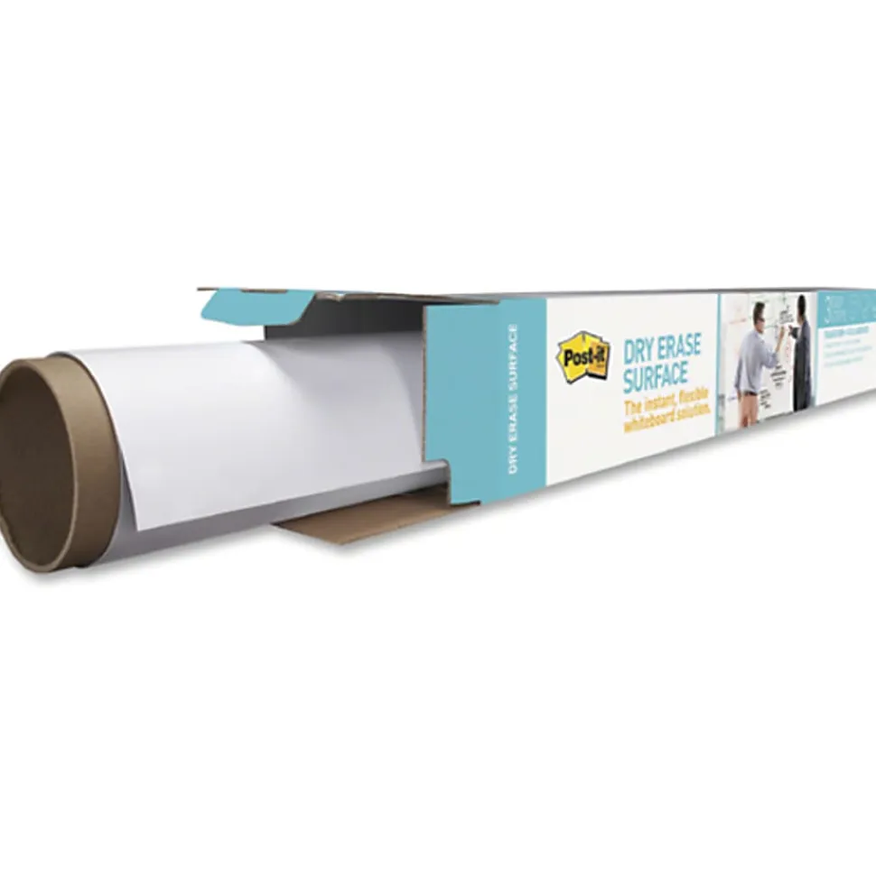 Post it® Non-Magnetic Dry-Erase Whiteboard Surface, 48" x 72", White