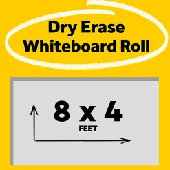Post it® Non-Magnetic Dry-Erase Whiteboard Surface, 48