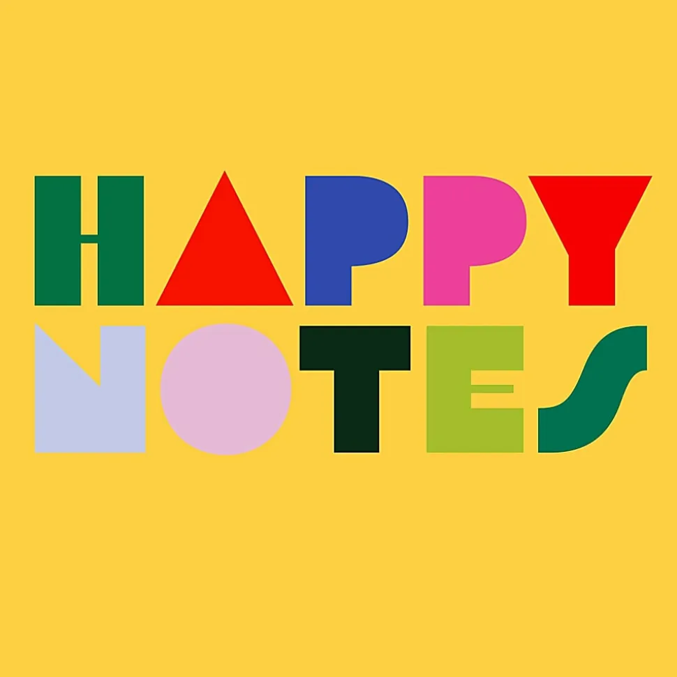 Post-it® Noted Happy Notes BTS25-HN-1, 1.9x1.9in (48x48mm), 40 sheets/pad