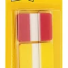 Post-it® Notes Durable Filing Tabs, 1" x 1-1/2", Blue/Red/Yellow, 22 Flags Per Pad, Pack Of 3 Pads