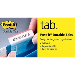 Post-it® Notes Durable Filing Tabs, 1