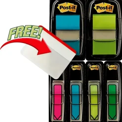 Post-it® Notes Flags, With Durable Tabs, Bright Colors, 208 Flags