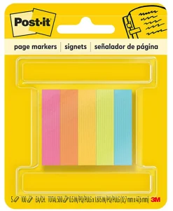 Post-it® Notes Page Markers, 1/2
