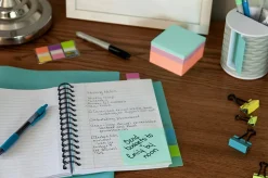 Post-it® Notes, 1 7/8 x 1 7/8 in, 1 Mini Cube Sticky Notes Pad, 400 Sheets/Pad, School Supplies and O?ce Supplies, Assorted Pastel Colors