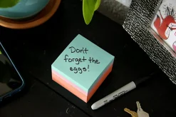 Post-it® Notes, 1 7/8 x 1 7/8 in, 1 Mini Cube Sticky Notes Pad, 400 Sheets/Pad, School Supplies and O?ce Supplies, Assorted Pastel Colors