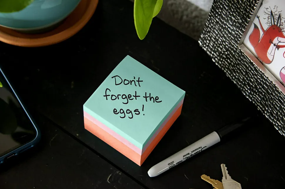 Post-it® Notes, 1 7/8 x 1 7/8 in, 1 Mini Cube Sticky Notes Pad, 400 Sheets/Pad, School Supplies and O?ce Supplies, Assorted Pastel Colors