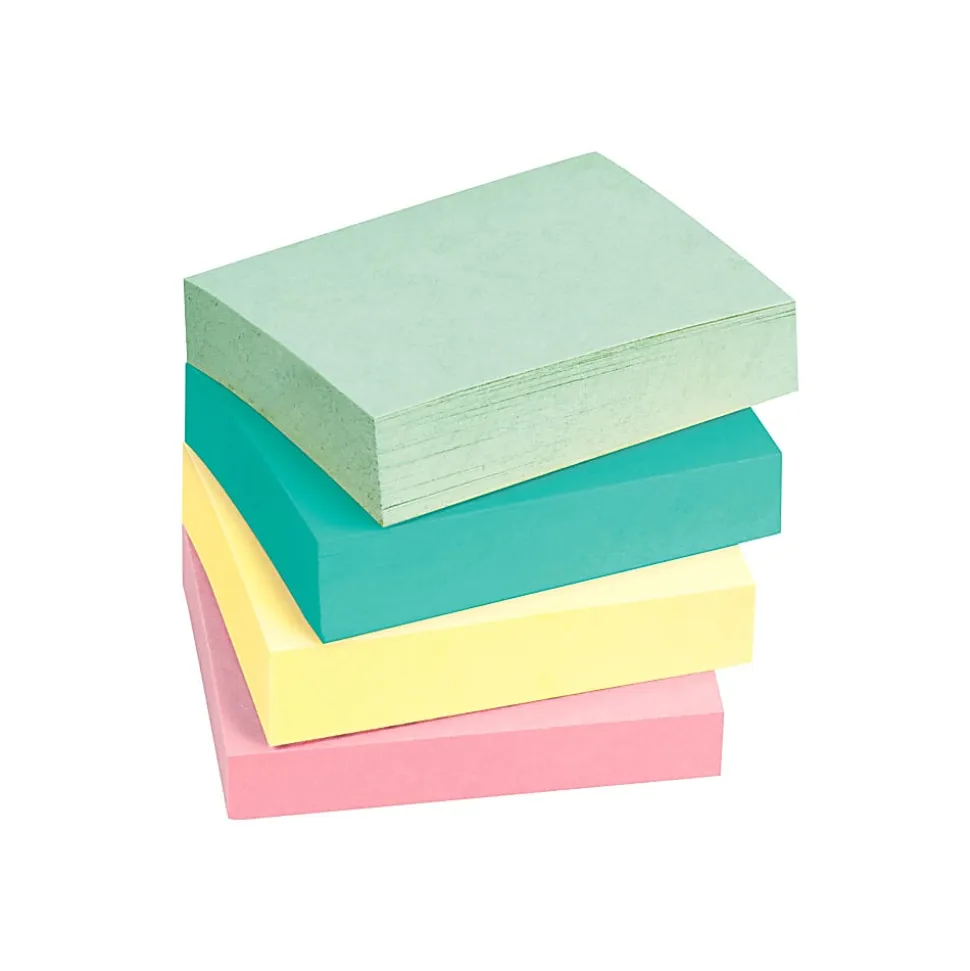 Post-it® Notes, 1.38 x 1.88 in, 12 Mini Sticky Note Pads, 100 Sheets/Pad, School Supplies and Office Products, Beachside Café