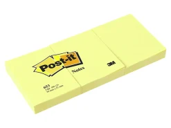 Post-it® Notes, 1.38 x 1.88 in, 12 Mini Sticky Note Pads, 100 Sheets/Pad, School Supplies and Office Products, The Iconic Canary Yellow Note