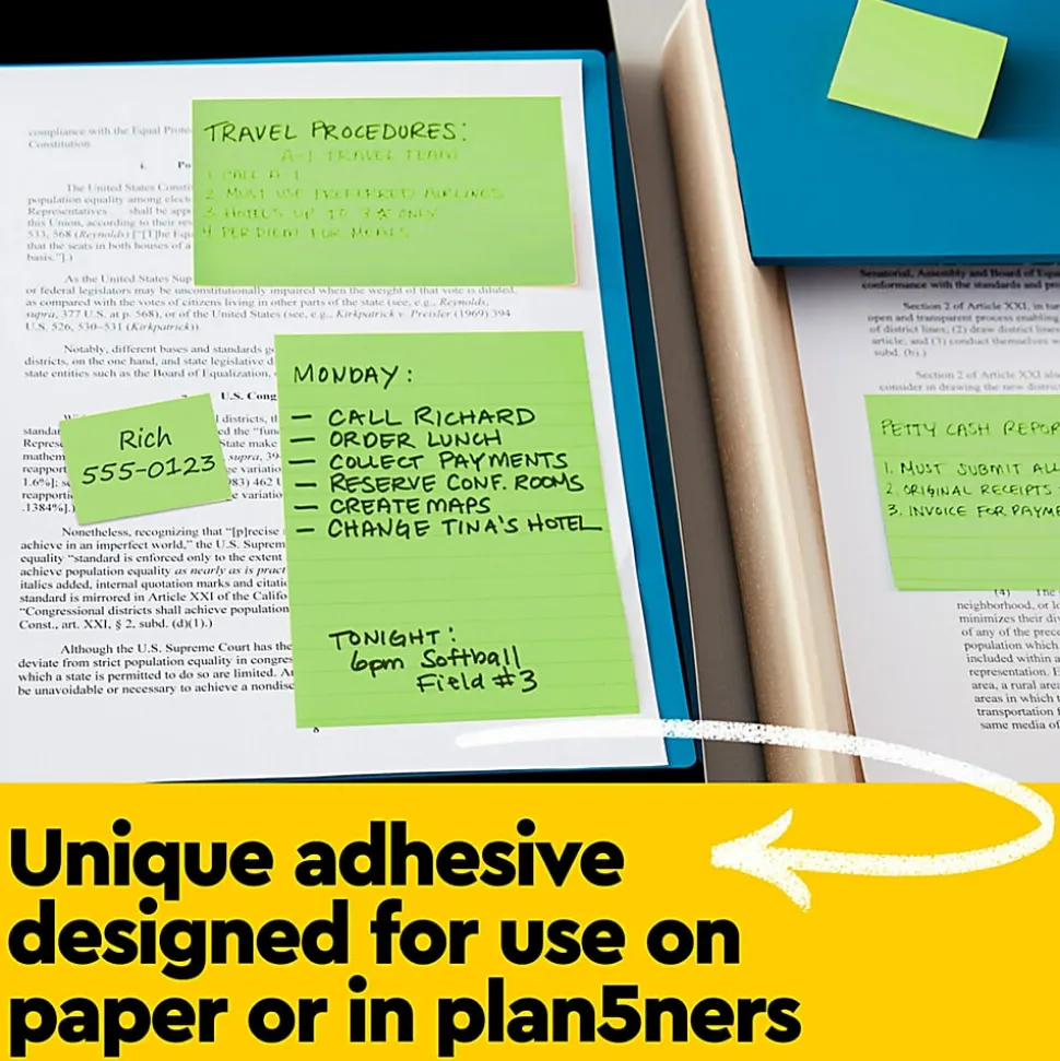Post-it® Notes, 3 x 3 in, 14 Sticky Note Pads, 100 Sheets/Pad, School Supplies and Office Products, Floral Fantasy