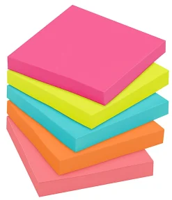 Post-it® Notes, 3 x 3 in, 18 Sticky Note Pads, 100 Sheets/Pad, School Supplies and Office Products, Poptimistic