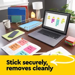 Post-it® Notes, 3 x 3 in, 18 Sticky Note Pads, 100 Sheets/Pad, School Supplies and Office Products, Sunburst