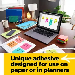 Post-it® Notes, 3 x 5 in, 12 Sticky Note Pads, 100 Sheets/Pad, School Supplies and Office Products, The Iconic Canary Yellow
